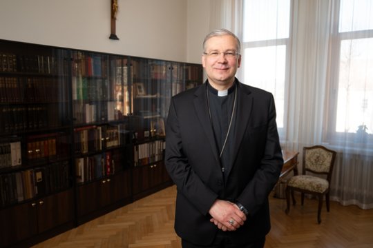 Arkivyskupas metropolitas Kęstutis Kėvalas: „Šiandien matome Kauno sužydėjimą, jis vėl sugrįžta į savo laikinosios sostinės dvasią“