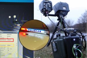 Skriejo lyg be stabdžių – vairuotojo pasirinktas greitis nustebino net policiją