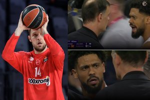 „Olympiakos“ pergalės fone – kibirkštys: G. Bartzokas apsižodžiavo su auklėtiniu