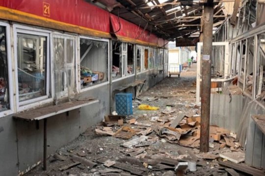 Okupantų žiaurumui ribų nėra: prieš pat Velykas rusai smogė Nikopolio turgui