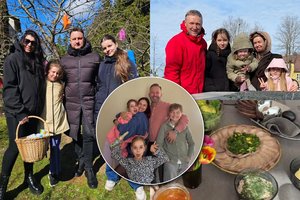 Žinomi žmonės džiaugsmingai pasitiko Velykas: paviešino ypatingas akimirkas su šeima