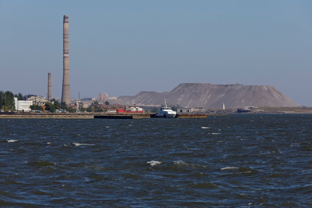 Azovo jūroje nuskendo grūdus plukdęs Rusijos laivas