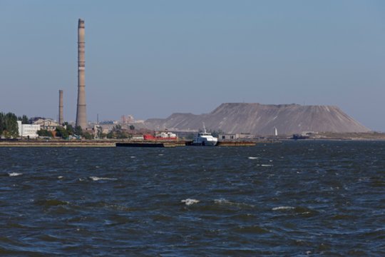 Azovo jūroje nuskendo grūdus plukdęs Rusijos laivas