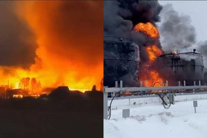 „The Telegraph“: nepaisant visų perspėjimų, Ukraina tęsia smūgius Rusijos energetikai