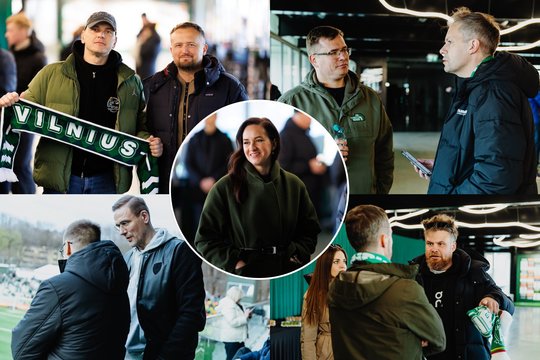 Į stadiono VIP tribūnos atidarymą plūdo garsenybės: atvyko ir premjerė Inga Ruginienė