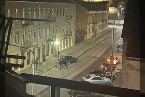 Avarijos kartojasi: Kauno centre vėl išlaužta tvorelė