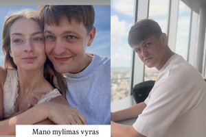 Po kaltinimų galimu smurtu – pirma vieša V. Balykovo sužadėtinės reakcija