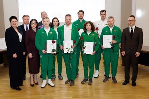 Pagerbti Lietuvai žiemos olimpinėse ir paralimpinėse žaidynėse atstovavę sportininkai ir jų treneriai