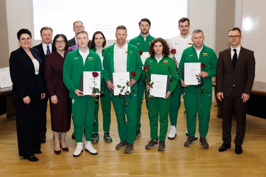 Pagerbti Lietuvai žiemos olimpinėse ir paralimpinėse žaidynėse atstovavę sportininkai ir jų treneriai