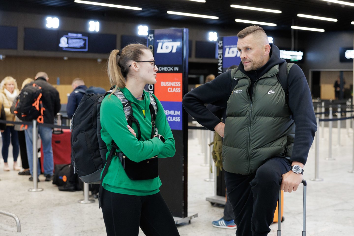 Gabrielė Čeponytė ir Dainius Novickas.<br>V. Skaraičio nuotr.