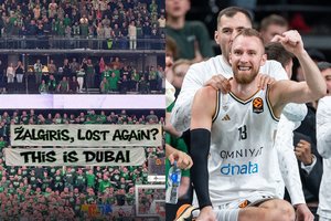 Po pergalės prieš „Žalgirį“ – kandi Dubajaus klubo replika: atkirto Kauno klubo sirgaliams
