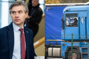 K. Budrys sureagavo į FNTT pareiškimą dėl vežėjų, atsiėmusių vilkikus iš Baltarusijos: „Yra tų būdų“