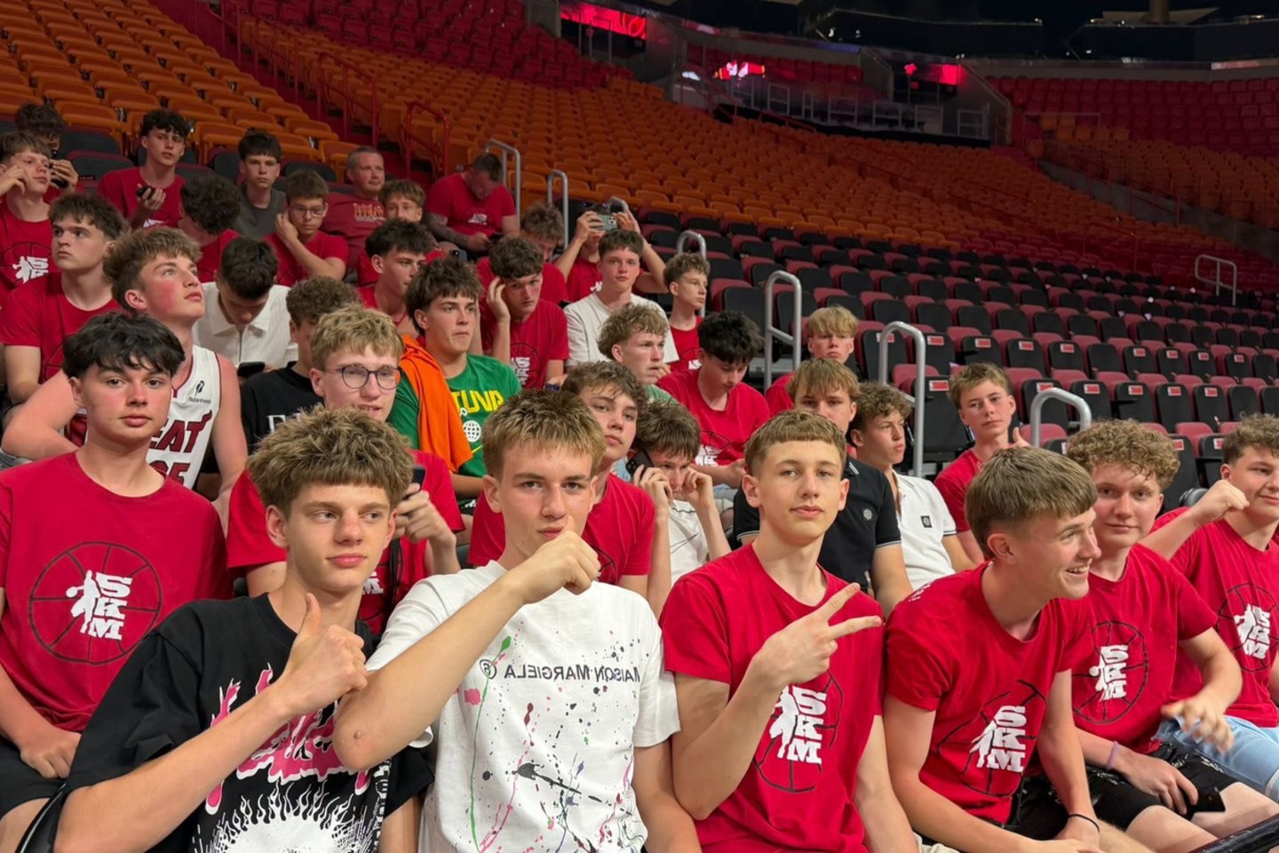 SKM jaunieji krepšininkai Majamyje<br> skm nuotr.