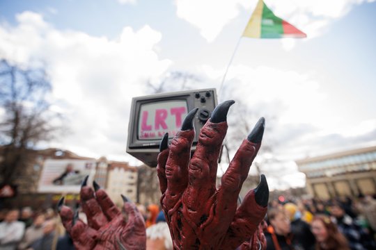 Tūkstantinė minia, rodanti, kad jai ne vis vien: užfiksavo protestą už laisvą žodį