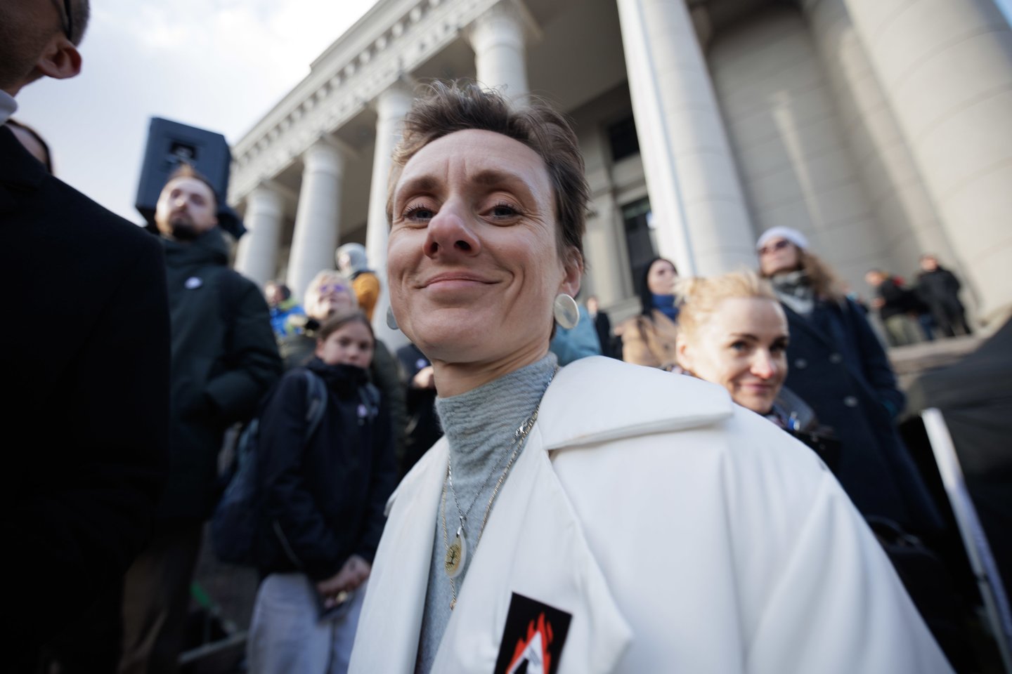 Protestas „Šalin rankas nuo laisvo žodžio! Nepasiduosime“.<br>V. Skaraičio nuotr.