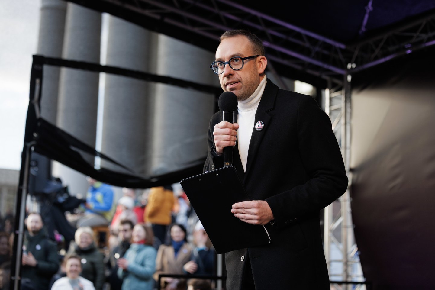 Protestas „Šalin rankas nuo laisvo žodžio! Nepasiduosime“.<br>V. Skaraičio nuotr.