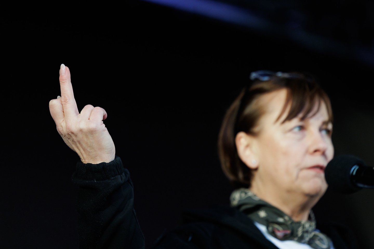 Protestas „Šalin rankas nuo laisvo žodžio! Nepasiduosime“.<br>V. Skaraičio nuotr.