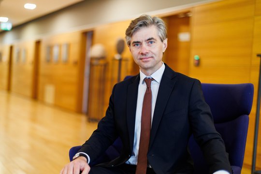 K. Budrys apie diskusijas dėl atstovavimo EVT: matau norą įmesti akmenį į tarpinstitucinius santykius