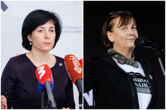 Po R. Miliūtės Seimui pademonstruoto gesto – kultūros ministrės kritika: „Nepadoru ir nenormalu“
