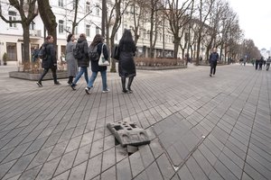 Kauno pasididžiavimas neišlaikė žiemos: Laisvės alėjoje – pavojaus ženklai