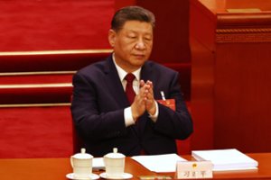 Xi Jinpingas Taivano opozicijos lyderei: kinai ir taivaniečiai susivienys
