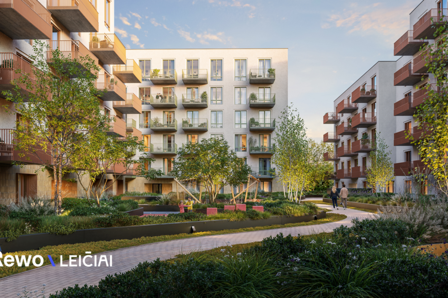 Vilniaus Pašilaičių mikrorajone pristatomas naujas gyvenamasis kvartalas „Leičiai“.