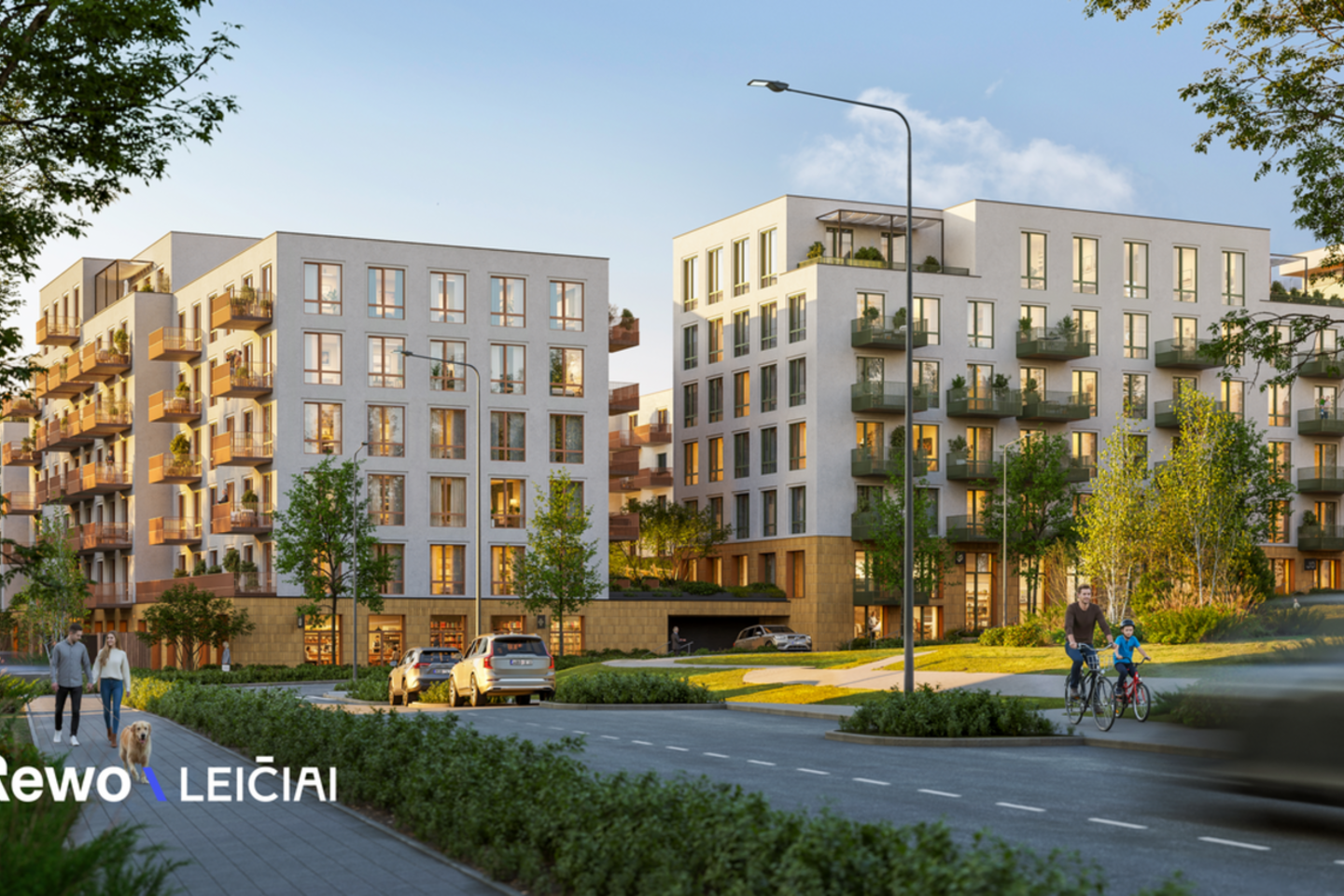 Vilniaus Pašilaičių mikrorajone pristatomas naujas gyvenamasis kvartalas „Leičiai“.