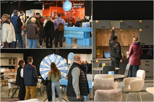 „Gintaro baldai“ tęsia salonų plėtrą Lietuvoje – Kaune duris atvėrė didžiausias tinklo salonas