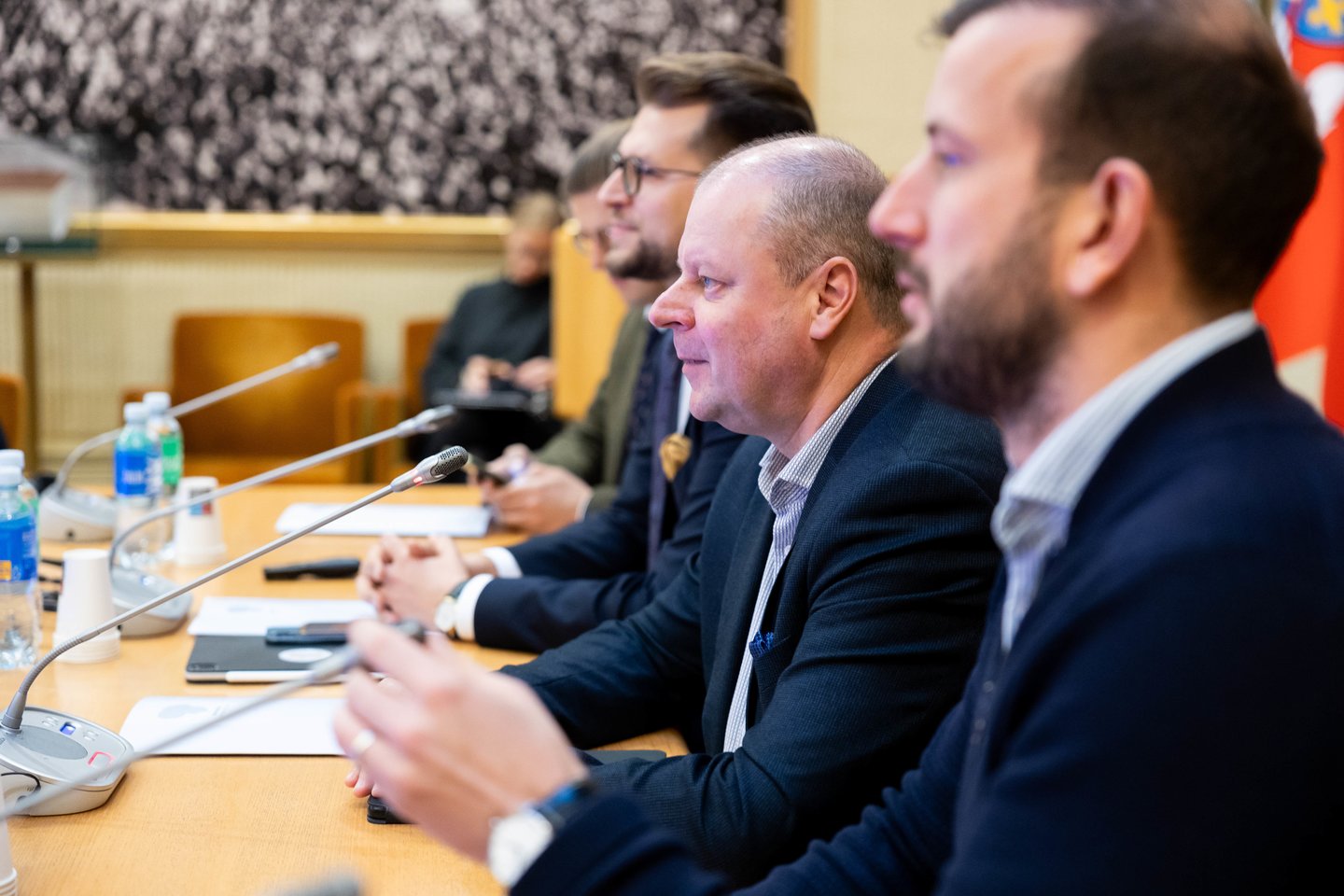 Lukas Savickas, Saulius Skvernelis, Virginijus Sinkevičius<br>T.Bauro nuotr.