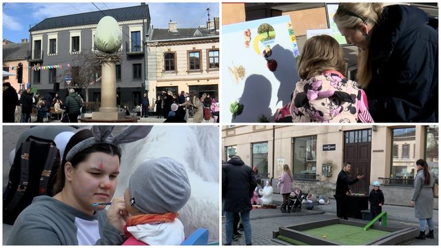 Nauja sostinės tradicija: mėgautis pavasariu gyventojai rinkosi prie legendinės skulptūros