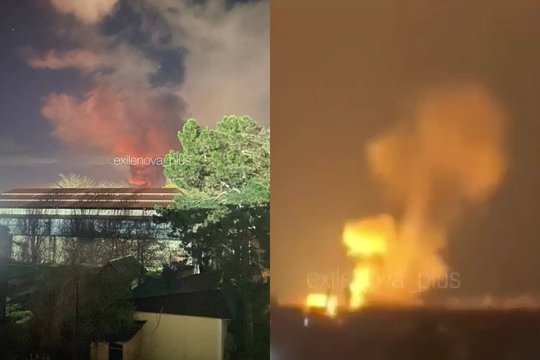 Ukrainos dronai surengė ataką prieš svarbų naftos objektą Krasnodaro krašte