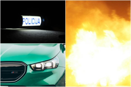 Vilniuje piktadariai bandė supleškinti per 100 000 eurų vertės BMW: neatmestina keršto versija