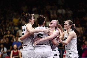 Yra! Lietuvos moterų trijulių krepšinio rinktinė iškovojo bilietą į pasaulio čempionatą