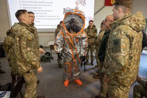 Plk. J. Vitkaus inžinerijos batalionas bendradarbiaudamas su JAV stiprina CBRB pajėgumus