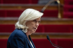 Prancūzų dešinioji populistė M. Le Pen išliejo pyktį dėl V. Orbano pralaimėjimo