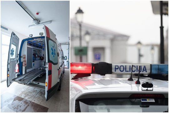 Radviliškio rajone susidūrus automobiliams, į ligoninę išvežti trys žmonės