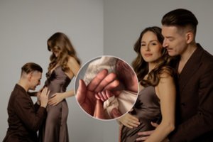 „Mis Lietuva 2014“ laimėtojai Agnei Legenzovienei ir vyrui Tomui gimė pirmagimis: atskleidė vardą