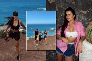 Atostogų su šeima išvykusi S. Lipnė – lyg ant sparnų: pademonstravo sportišką figūrą