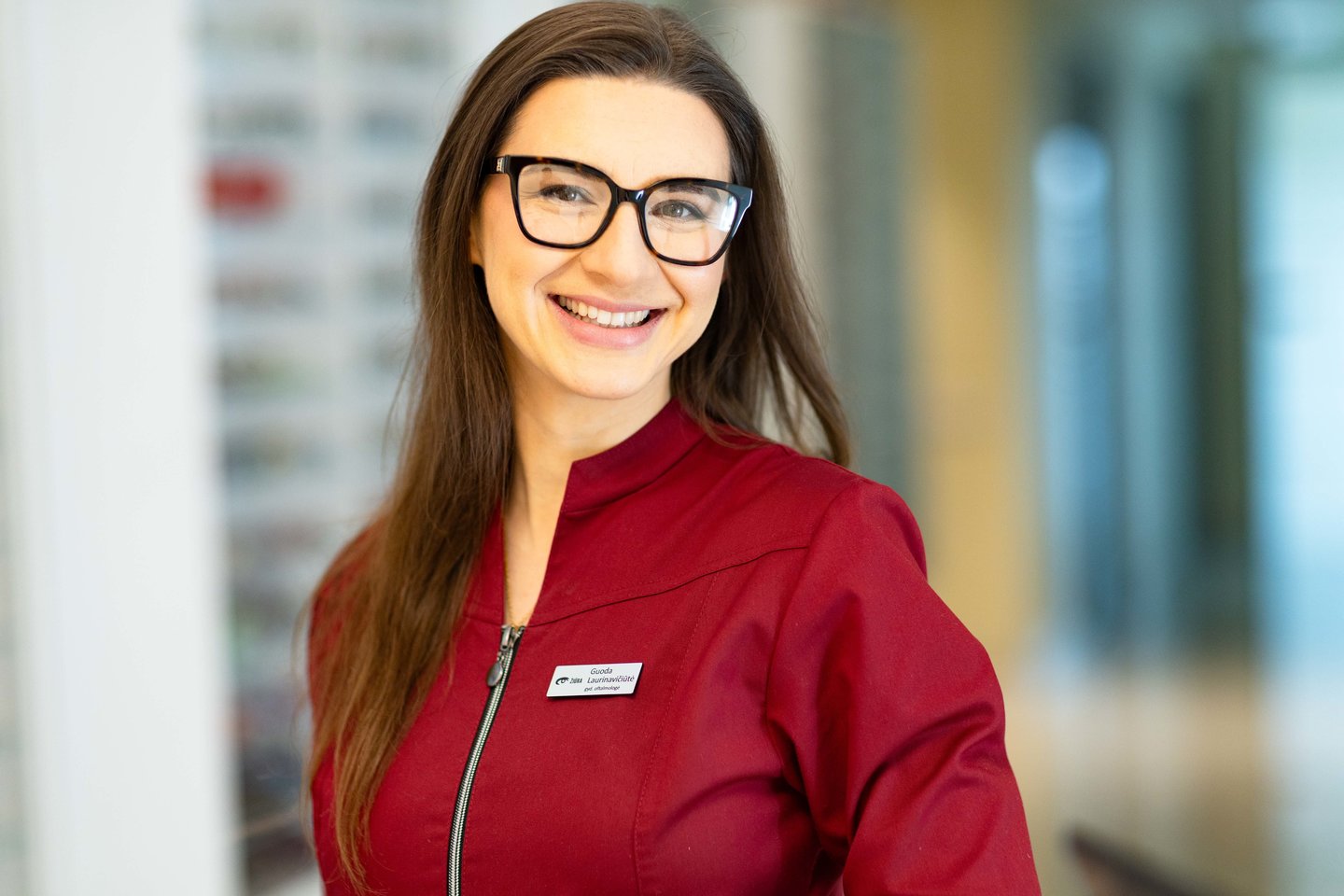 gydytoja oftalmologė Guoda Laurinavičiūtė<br>Pranešimo spaudai nuotr.