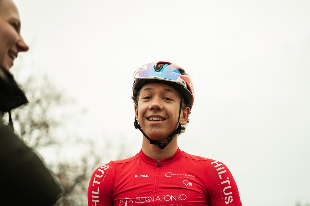 Jaunojo Lietuvos dviratininko talentą įvertino garsus čempionas: skyrė stipendiją