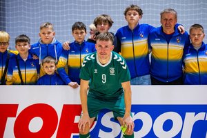 Lietuvos futsal rinktinės kapitonas: „Keistas jausmas, kai pralaimi, bet vis tiek esi laimingas“