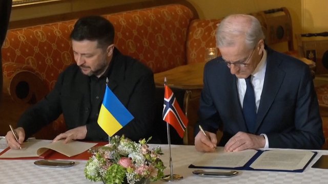 Norvegija ir Ukraina stiprina bendradarbiavimą gynyboje: rems dronų gamybą mainais į informaciją