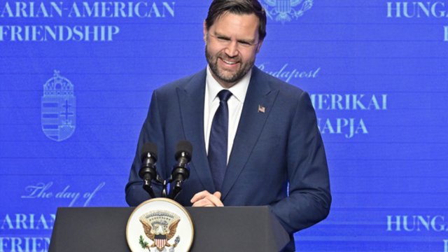 J. D. Vance'as prakalbo apie esminę problemą derybose su Iranu: „Per naktį neišspręsi“