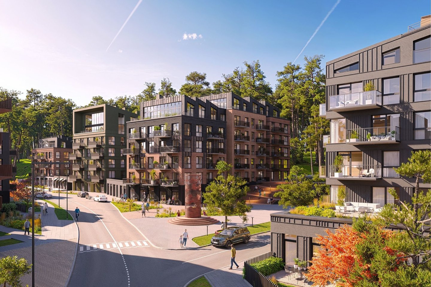 Vilniuje, tarp Neries vingio ir Bukčių miško, plėtojamas gyvenamųjų namų kvartalas.