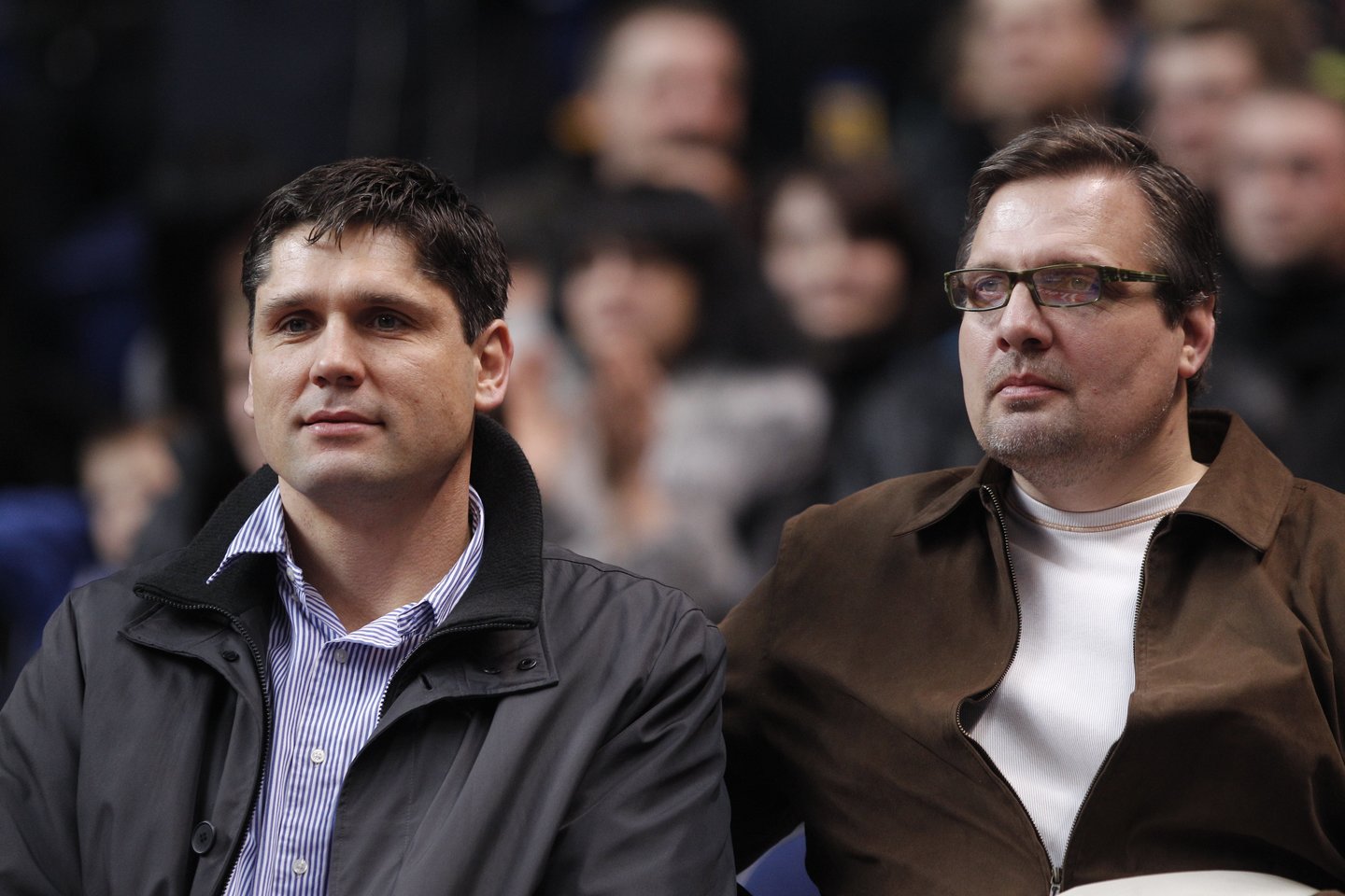 Alvydas Pazdrazdis ir Donnie Nelsonas<br>M.Kulbio nuotr.