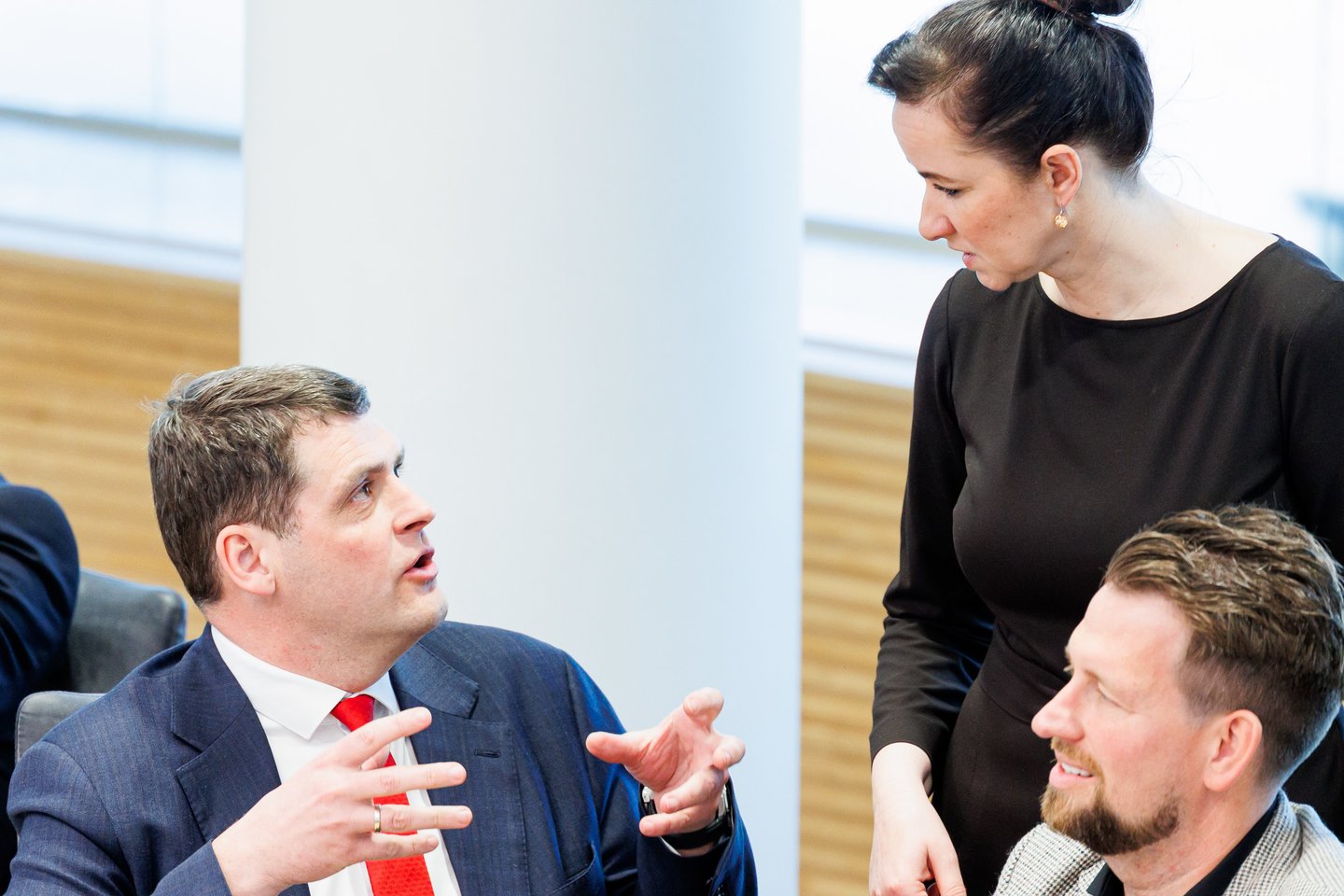 Remigijus Žemaitaitis, Inga Ruginienė.<br>T. Bauro nuotr.