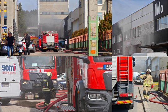 Vilniuje esančiame įrankių sandėlyje kilo gaisras – degė ličio baterijos