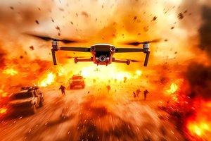 Grėsmė danguje auga: atskleidė, kiek milijonų dronų šiemet ketina pagaminti Rusija