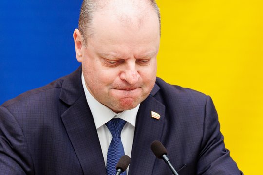 Į Seimą kreipęsis S. Skvernelis graudinosi: „Noriu padėkoti tiems, kurie palaikė“