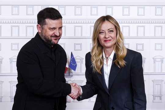 Šiltas V. Zelenskio sutikimas Romoje ir išreikštas noras: „Šioje srityje Ukraina tapo viena lyderių“